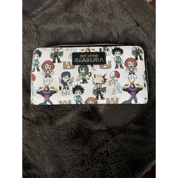 BIOWORLD Funimation My Hero Academia Tech Pocket Wallet White Clutch Card Holder - Picture 4 of 4
